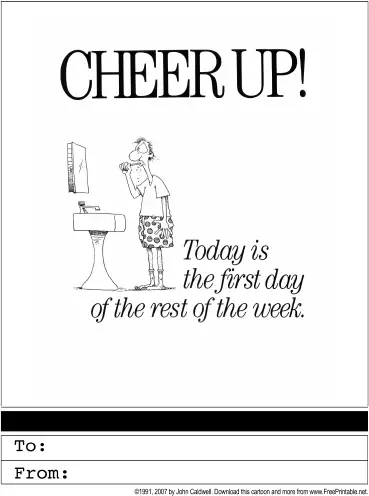 Cheer Up Greeting Card