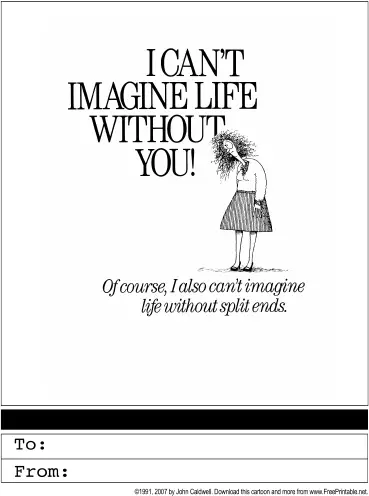 Can't Imagine Life Without You Greeting Card