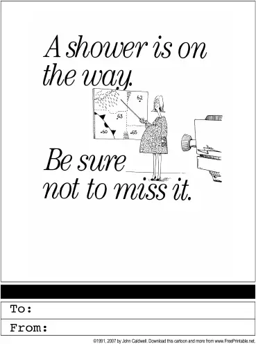 Baby Shower Invitation Greeting Card