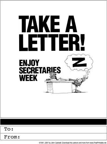 Secretaries Week Greeting Card