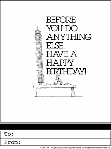 Birthday Greeting Card