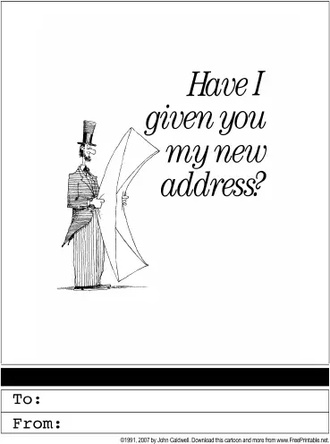 Change of Address Greeting Card