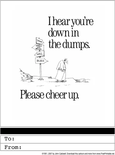 Cheer Up Greeting Card