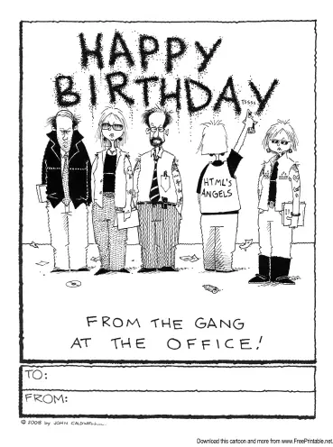 From The Gang Greeting Card