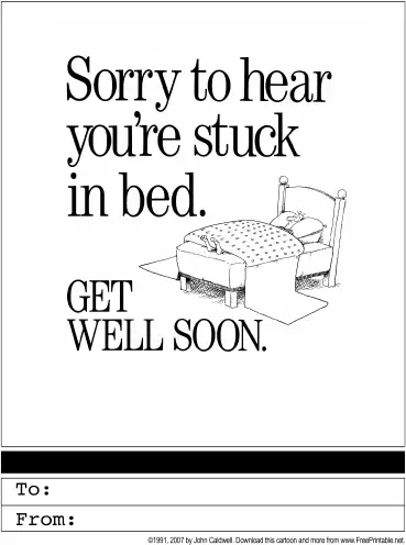 Get Well Soon Greeting Card