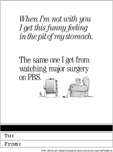 Funny Feeling Greeting Card