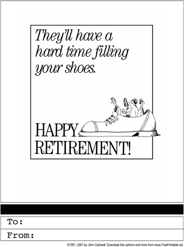 Retirement Greeting Card