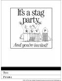 Bachelor Party Invitation