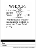 Super Bowl Party Invitation
